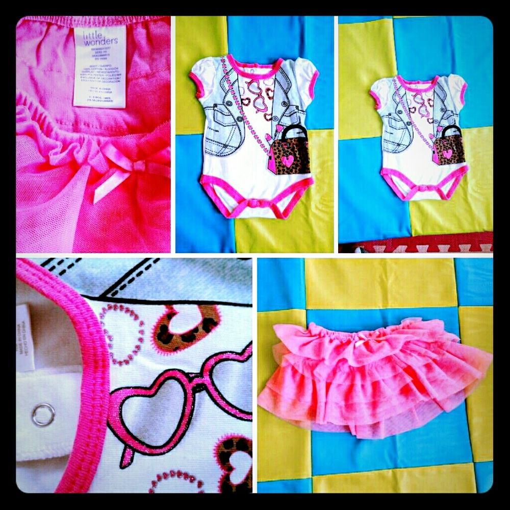 Tutu outfit pink baby girl outfit